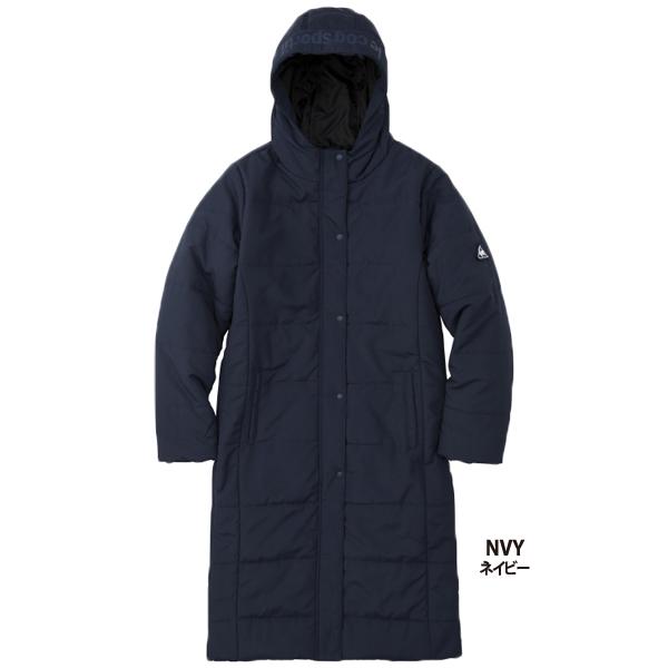美品！le coq sportif 中綿ロングコート QMWQJK04 le coq sportif ルコック レディース 中綿入り ロングコート