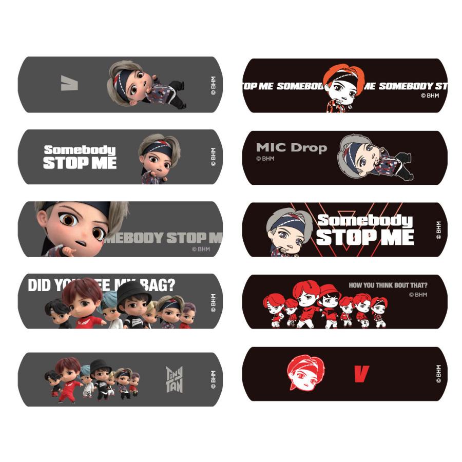 BTS 公式グッズ TinyTAN 缶入り ばんそうこう 絆創膏 60枚入 V ヴィ