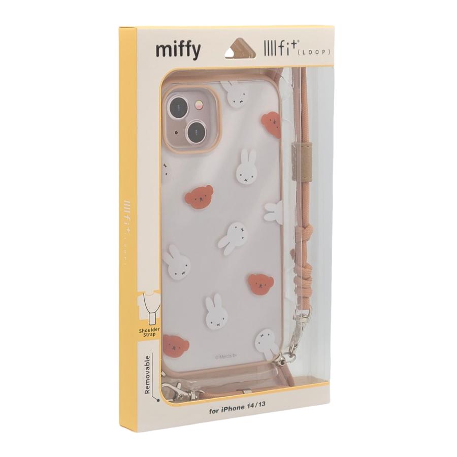 IIIIfit ミッフィー ミッフィー＆ボリス iPhone14 13 対応 ケース IIII