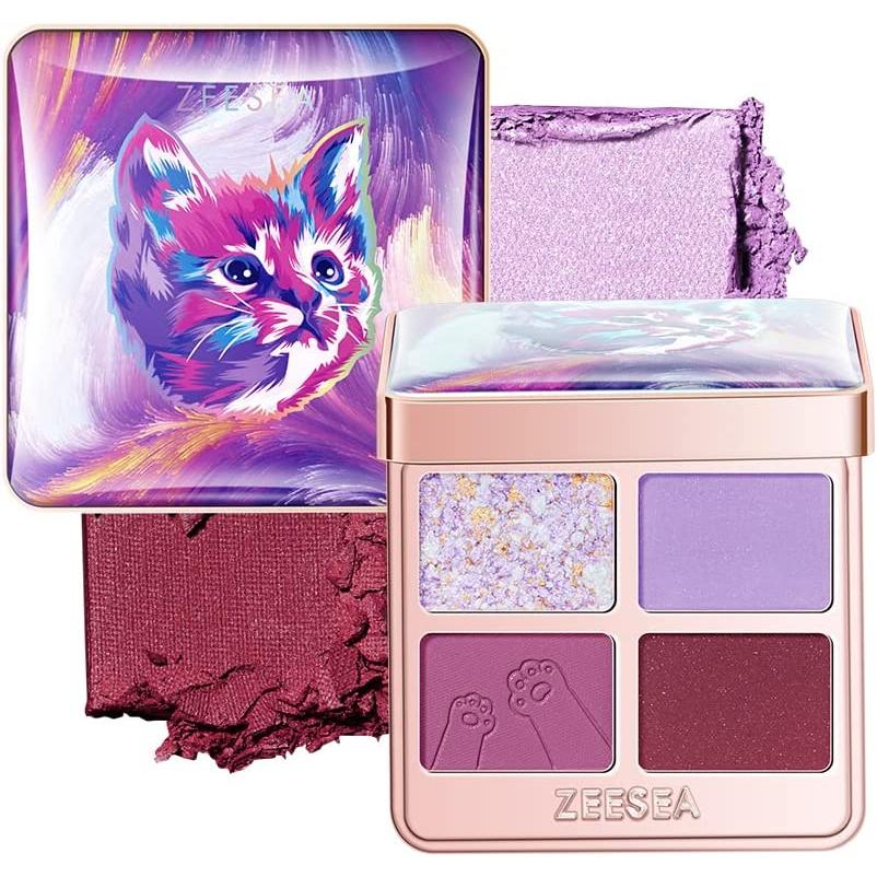 ZEESEA（ズーシー） 中国コスメ アニマルアイシャドウ 4シェード 04