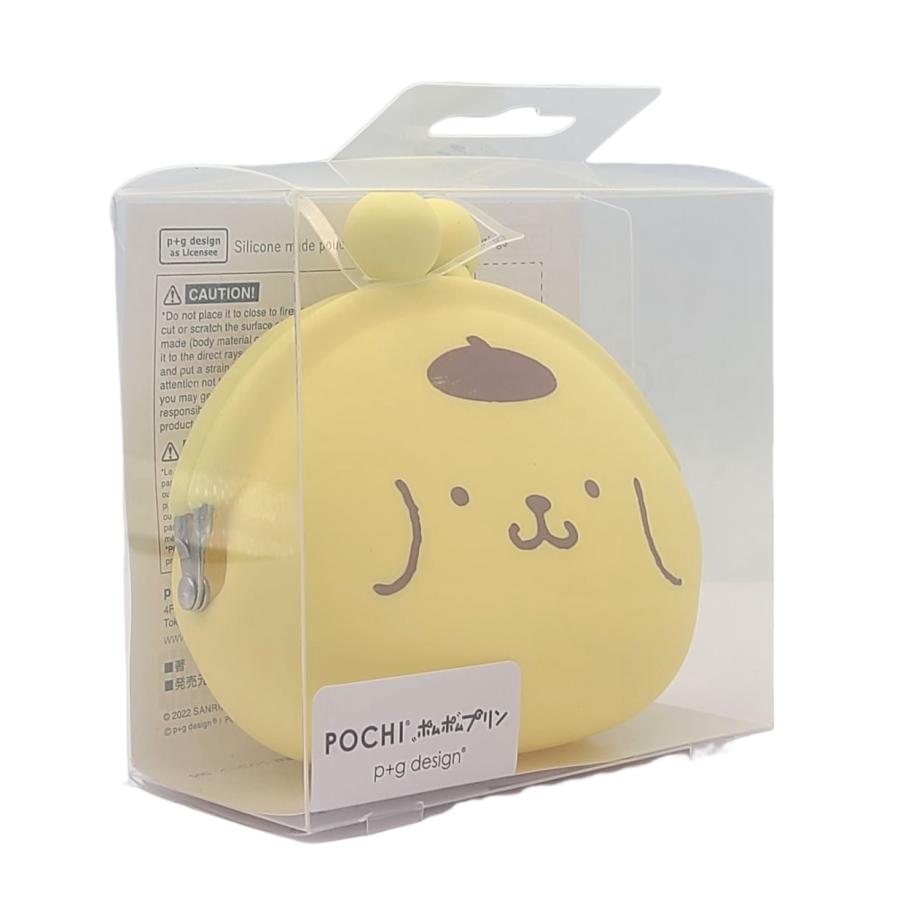 p+g design POCHI ポムポムプリン ポチ シリコン がまぐち サンリオ