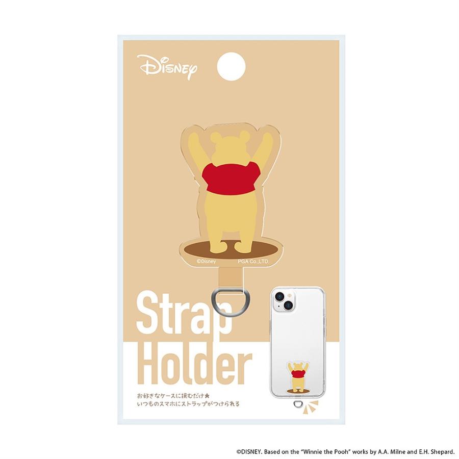 PGA ディズニー くまのプーさん ストラップホルダー スマホ iPhone