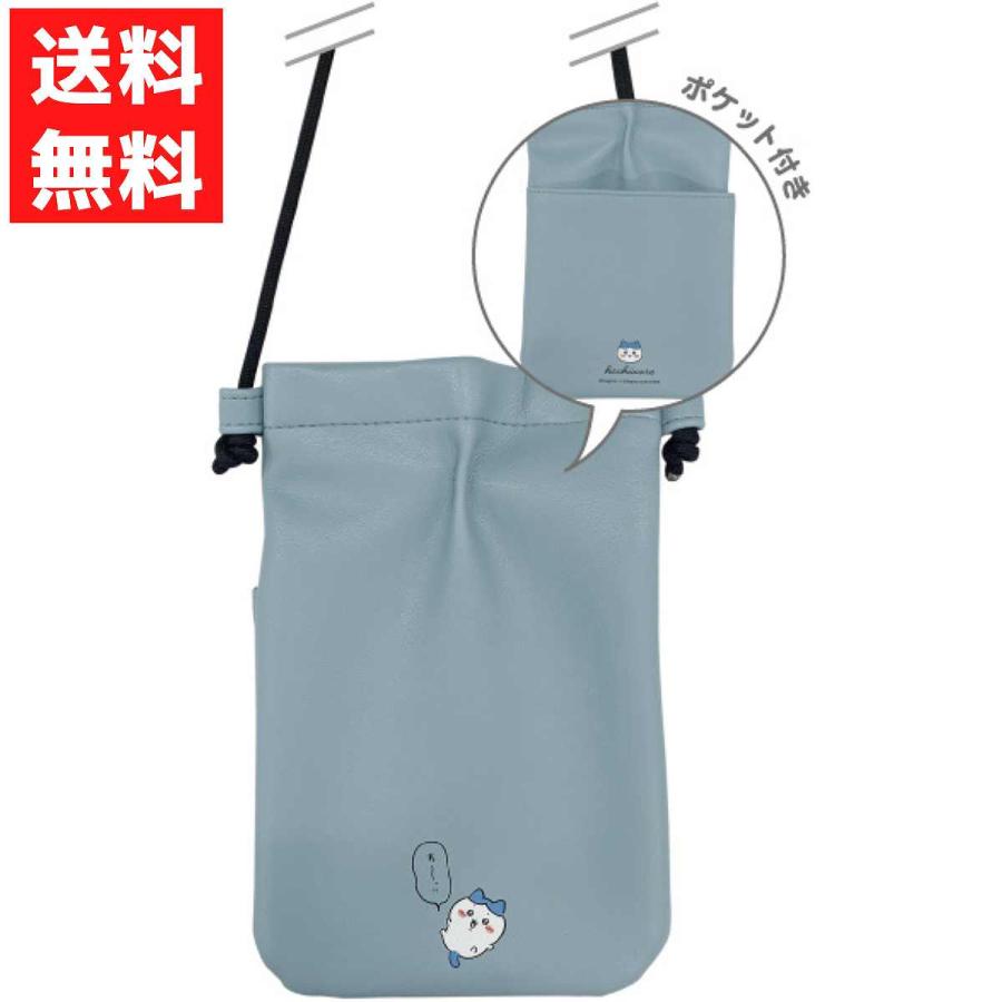 ちいかわ ハチワレ IIIIpocket スマートフォンポーチ アイフォン