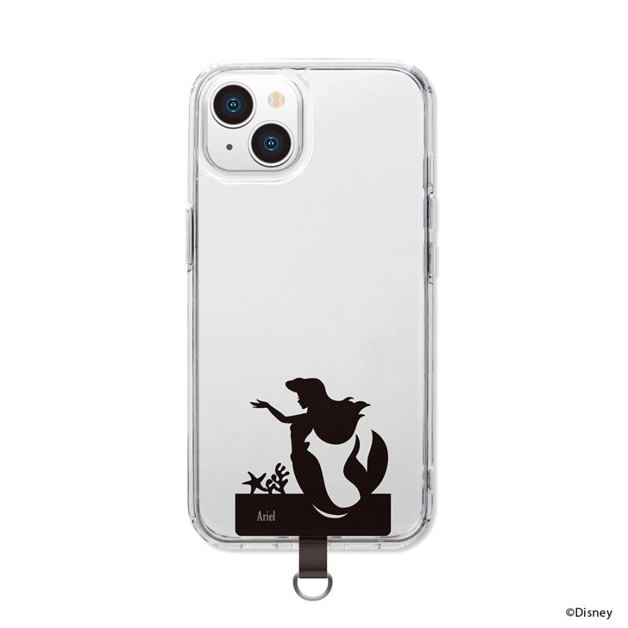 PGA ディズニー アリエル ダイカット ストラップホルダー スマホ
