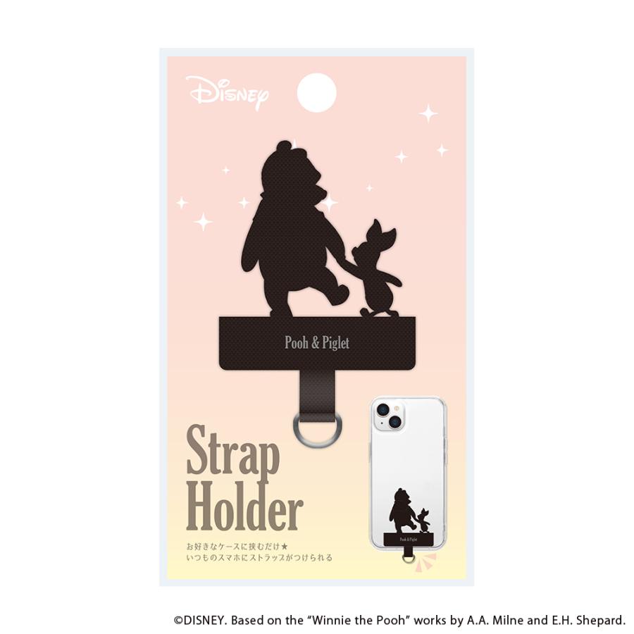 PGA ディズニー くまのプーさん ダイカット ストラップホルダー スマホ