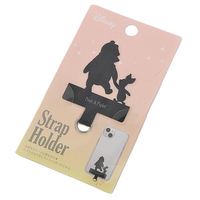PGA ディズニー くまのプーさん ダイカット ストラップホルダー スマホ