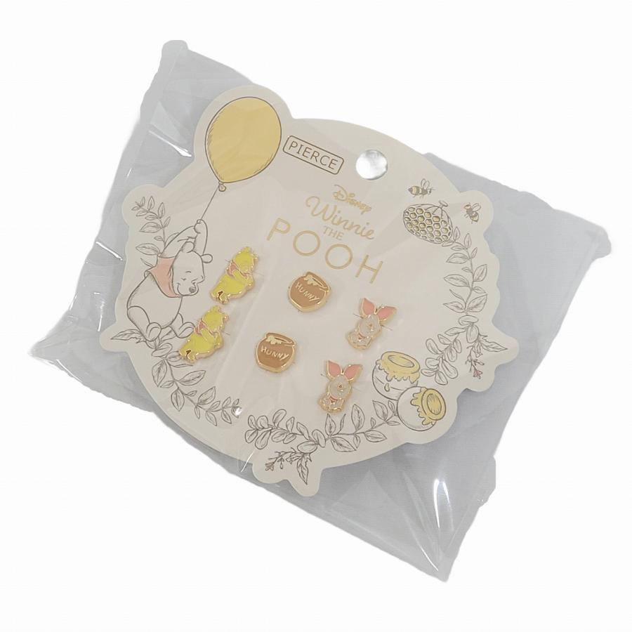 Disney（ディズニー） プーさん ピグレット グッズ はちみつ ピアス 6P