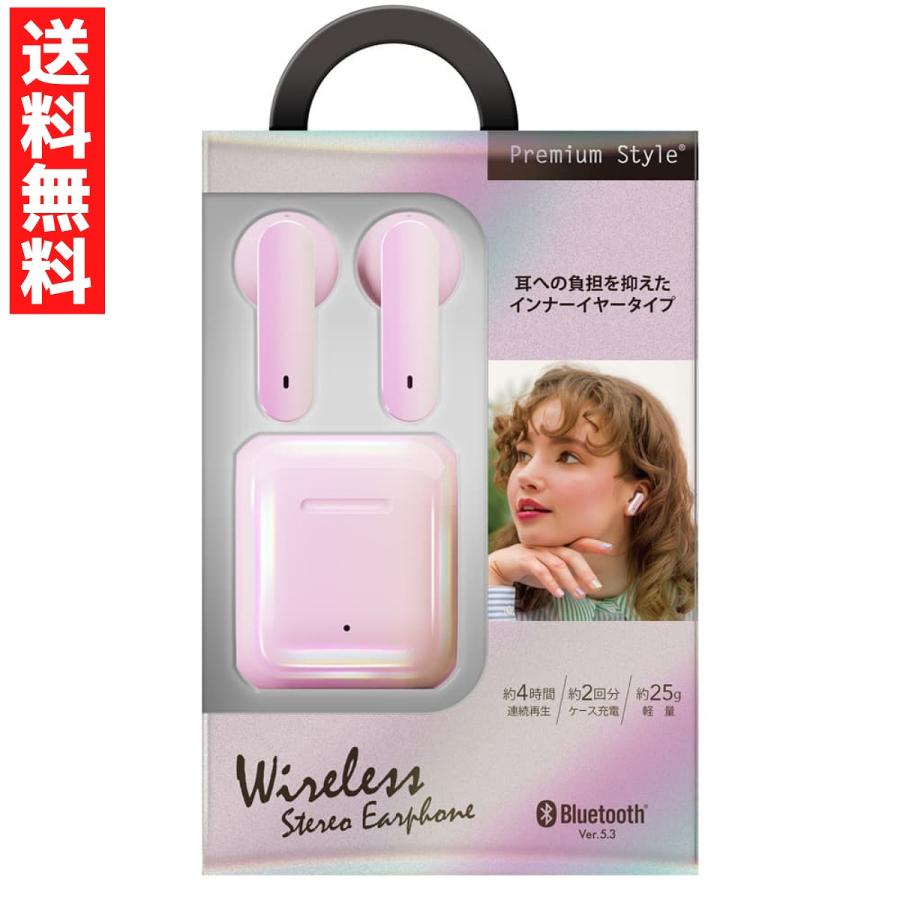 ピンク ワイヤレスイヤホン インイヤー型 明誠 ワイヤレスイヤホン Bluetooth5.3 ワイヤレスヘッドセット