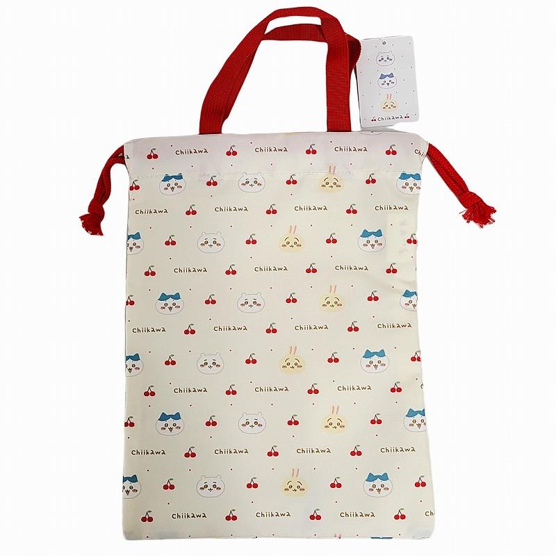 シューズバッグ ちいかわ チェリー ハチワレ うさぎ 入園 入学 通園