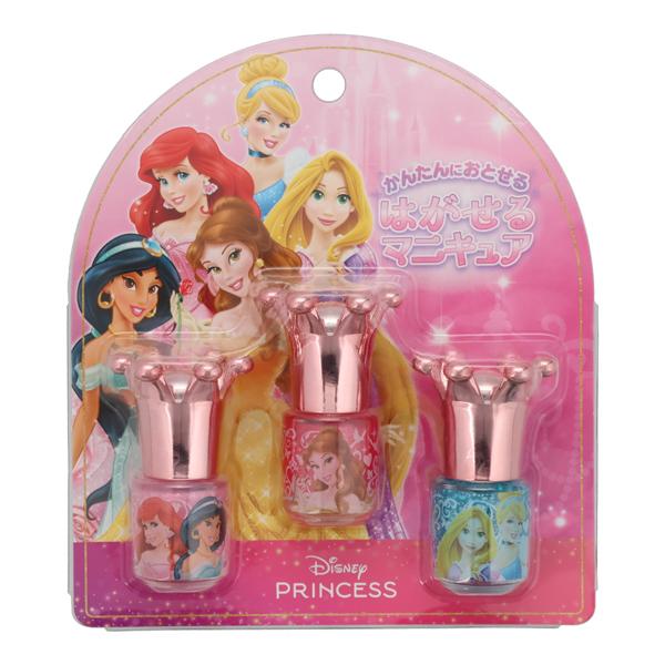 ディズニープリンセス はがせるマニキュア 3本セット おしゃれ遊び