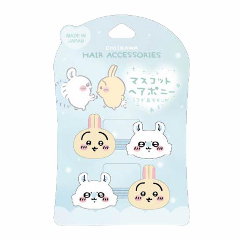 CW ちいかわ マスコットヘアポニー 2P うさぎ&モモンガ