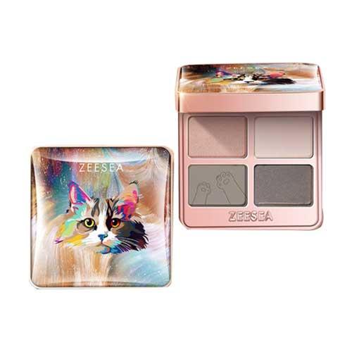 ZEESEA（ズーシー） 中国コスメ アニマル アイシャドウ 4シェード 四色