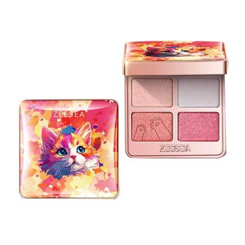 ZEESEA（ズーシー） 爆買 中国コスメ アニマル アイシャドウ 4シェード