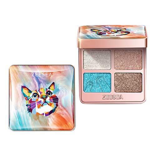 ZEESEA（ズーシー） 中国コスメ アニマル アイシャドウ 4シェード 四色