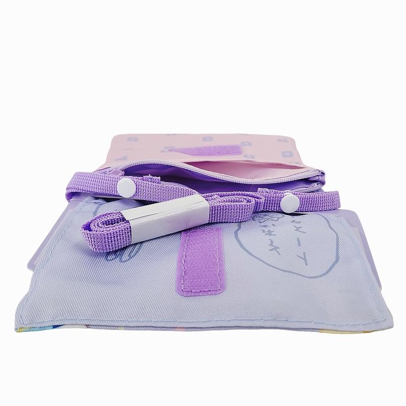 ちいかわ パープル ショルダー付 マルチポケット ハチワレ うさぎ