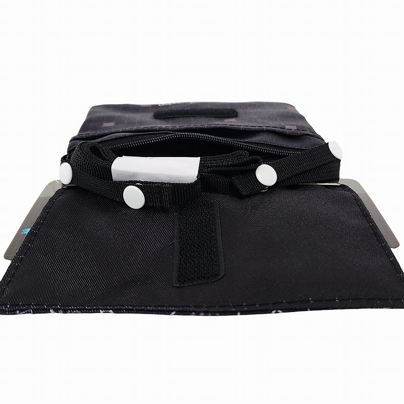 ショルダー付 マルチポケット ポケモン ブラック ポケットモンスター