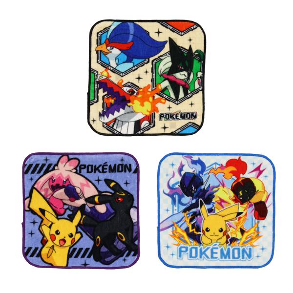 Pokemon（ポケモン） 3P ミニタオル 3枚組 ポケットモンスター