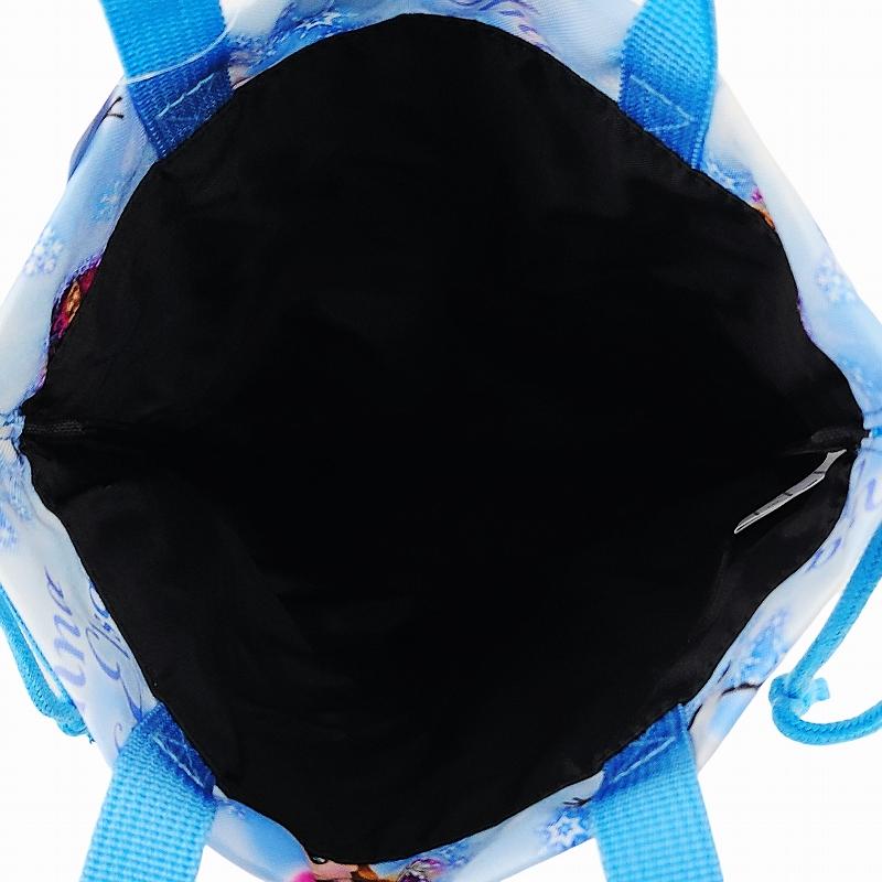 Disney（ディズニー） シューズバッグ 総柄縦型巾着 アナと雪の女王