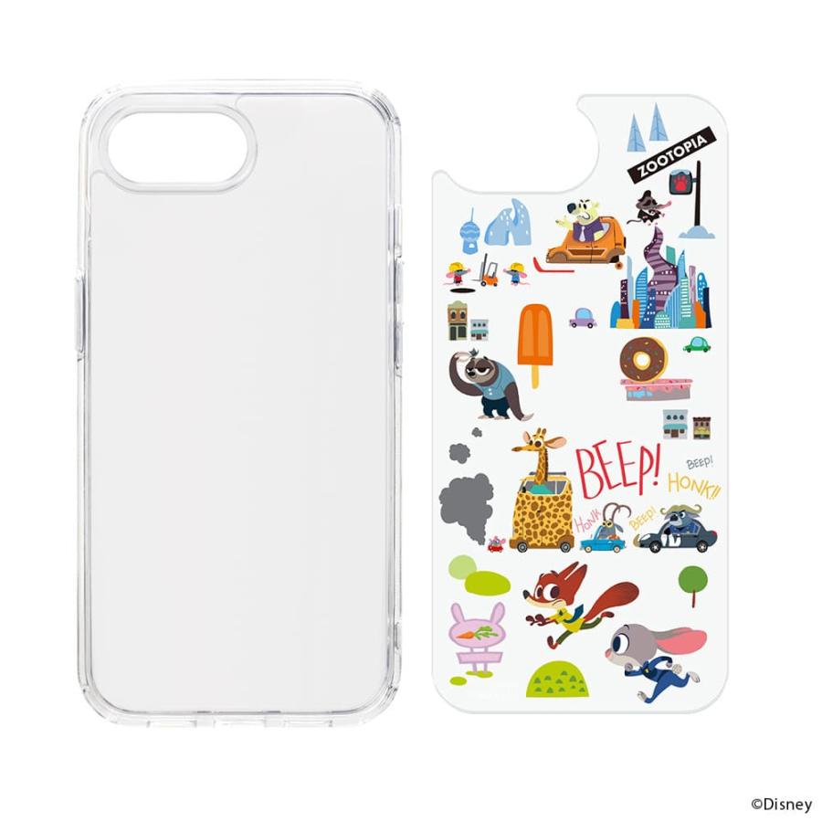 Disney（ディズニー） iPhone 17e 16e用 クリアハイブリッドケース