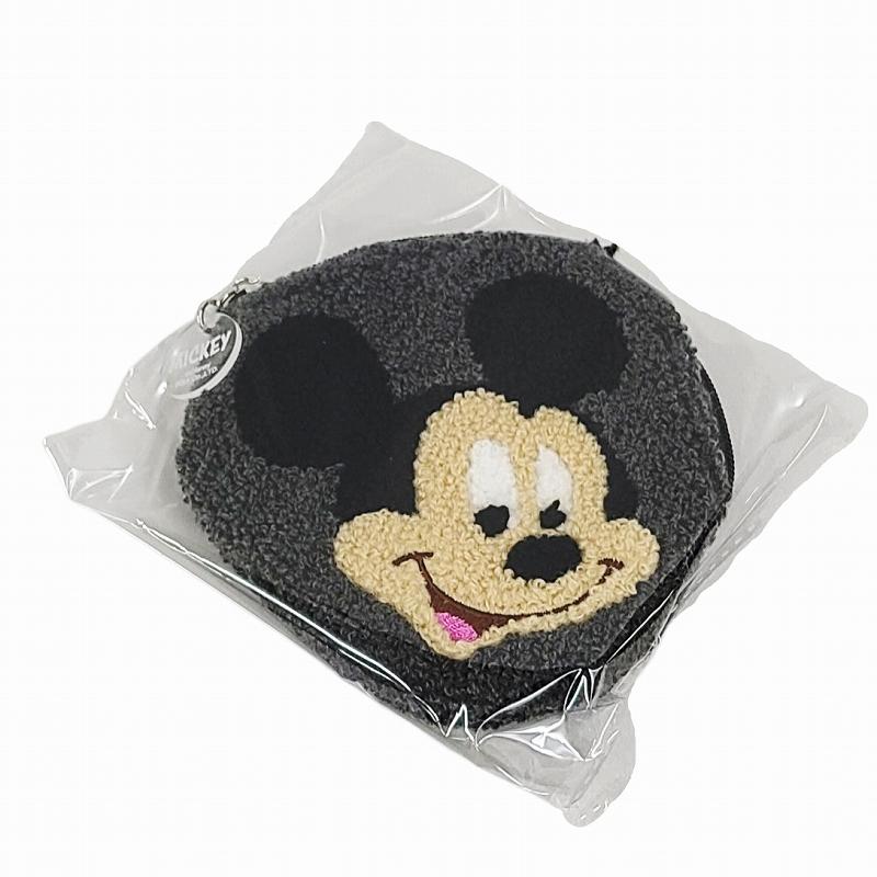 ミッキーマウス　YOIHIコラボ　カラビナ付きミニマルチポーチ ガジェットポーチ ミッキーマウス ディズニー イヤホン ケース