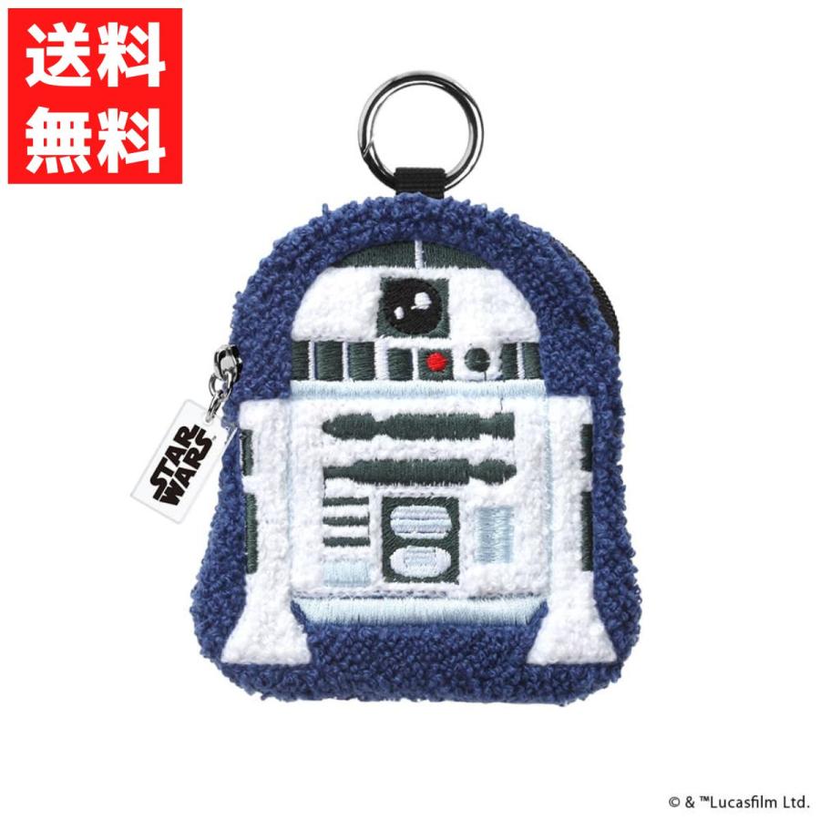 ガジェットポーチ R2-D2 ディズニー イヤホン ケース カラビナ 小型