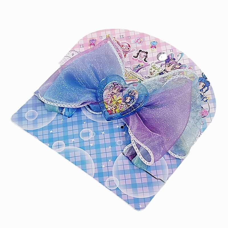 リボン ヘアアクセサリーブルー キミとアイドルプリキュア キュア