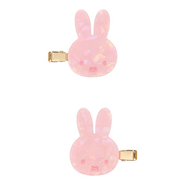 Miffy（ミッフィー） ピンク 前髪クリップ アクセサリー ヘアピン ヘア