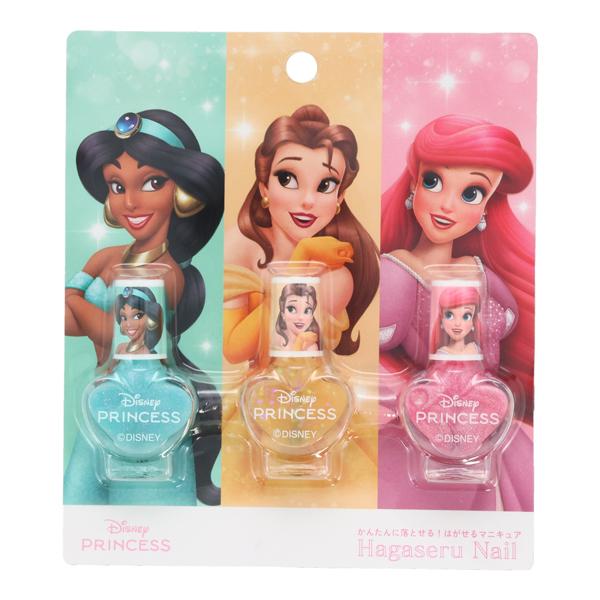 ディズニープリンセス はがせるマニキュア 3本セット B おしゃれ遊び