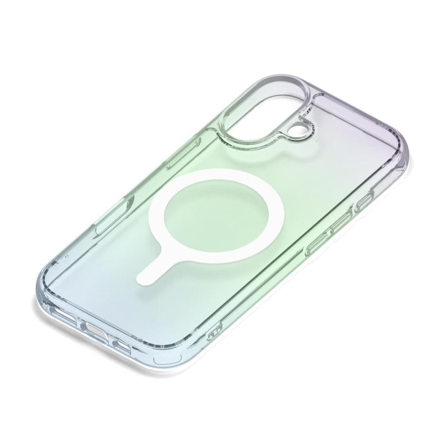 Premium Style iPhone 17用 MagSafe対応 ハイブリッドケース オーロラ