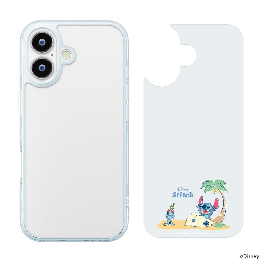 Disney（ディズニー） iPhone 17 用 ハイブリッドケース スティッチ