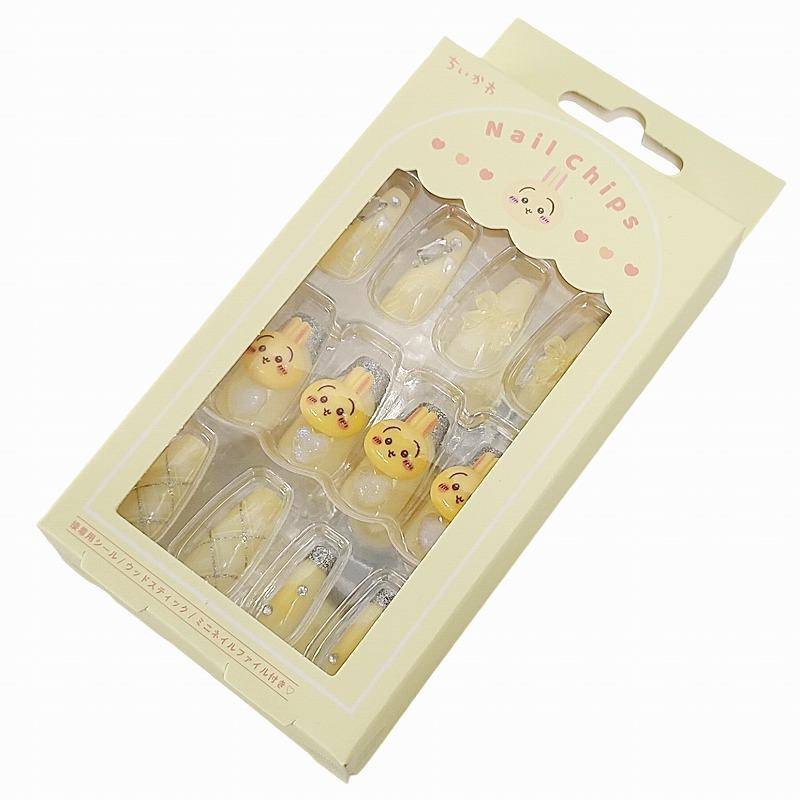 SHOBIDO 爆買 ちいかわ うさぎ CWネイルチップ 立体パーツ ネイル