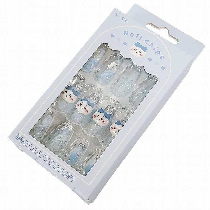 SHOBIDO ちいかわ ハチワレ CWネイルチップ 立体パーツ ネイルチップ