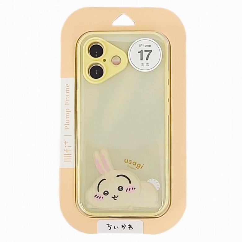 IIIIfit iPhone 17 用 ちいかわ うさぎ スマホ カバー ケース プランプ