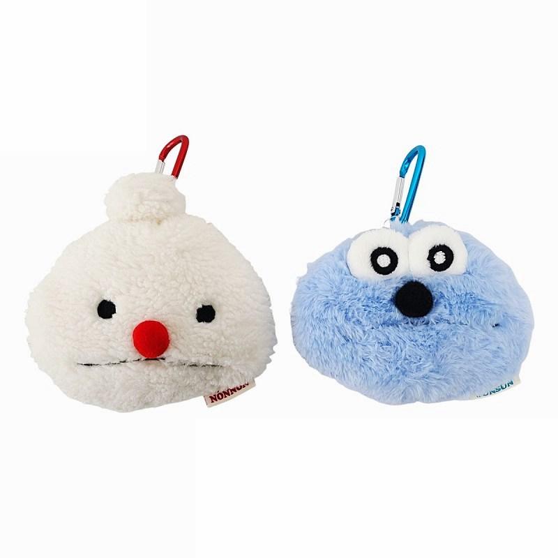 パペットスンスン スンスン＆ノンノン ぬいぐるみポーチ 2個セット