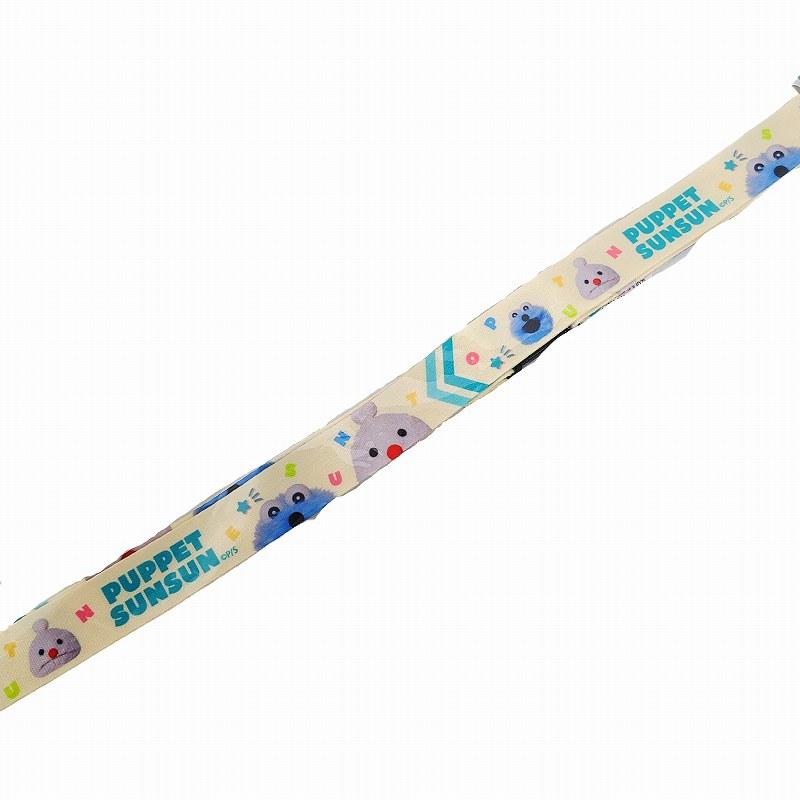 パペットスンスン ノンノン マスコット付きネックストラップ フェイス