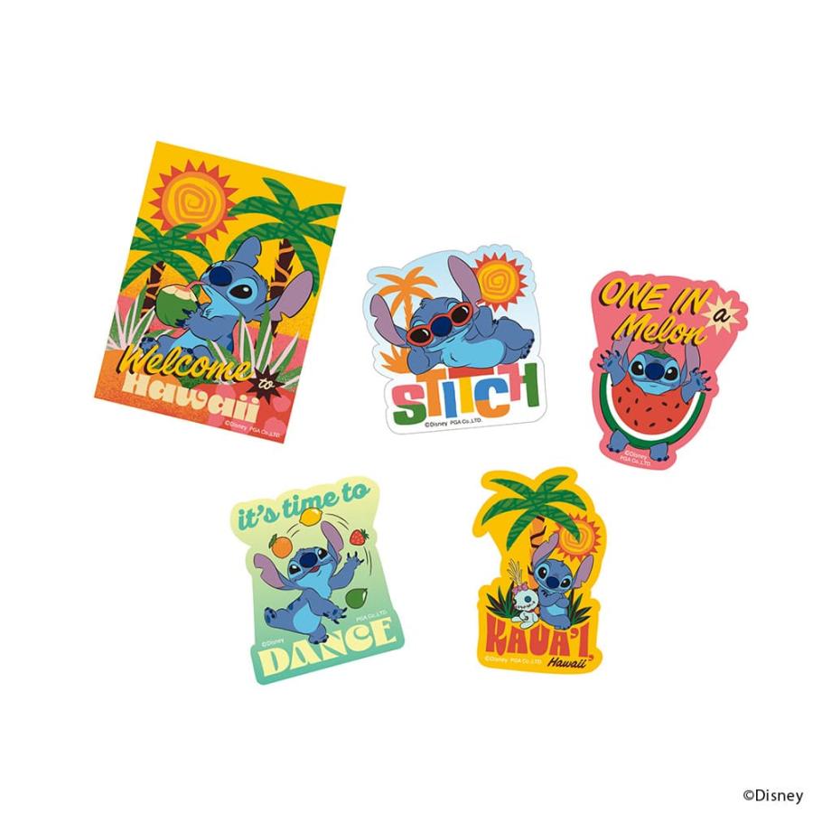 Premium Style ディズニー ステッカー 5PCSセット スティッチ Disney