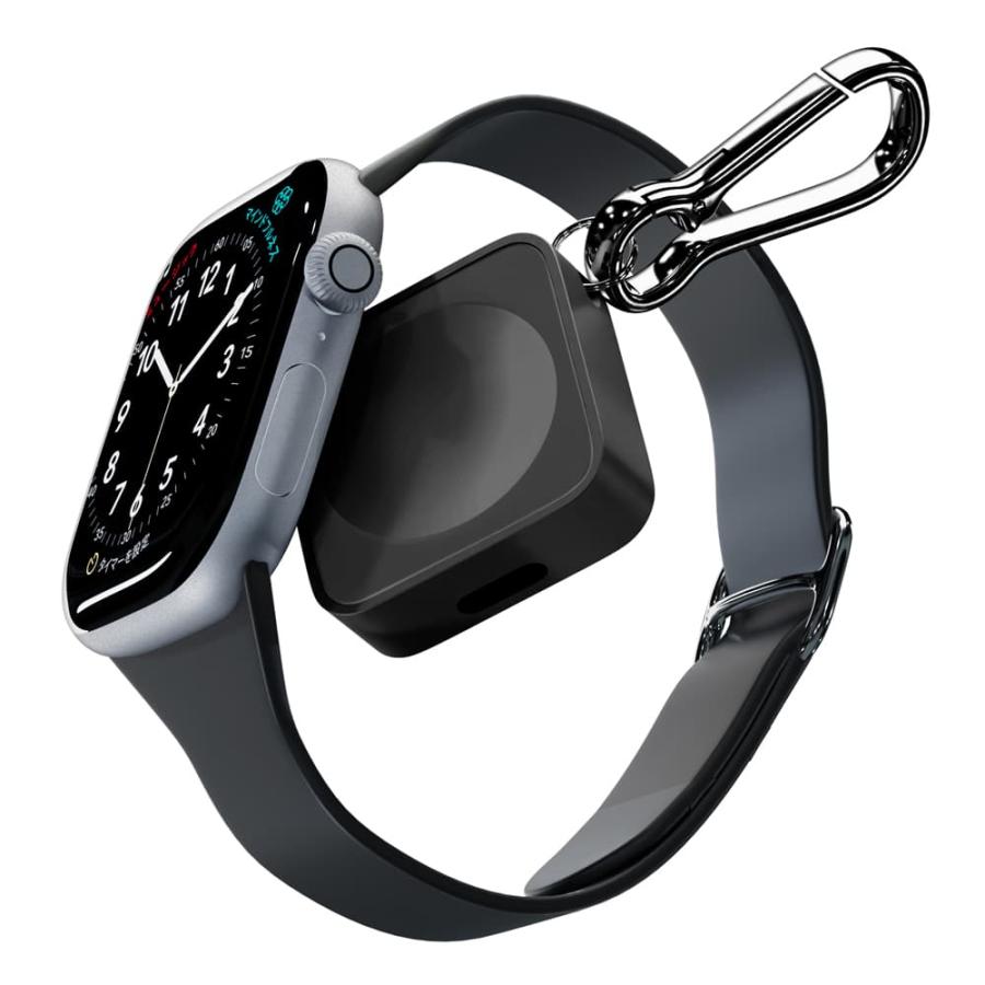 PGA Apple Watch用 ポータブル充電器 ブラック アップルウォッチ