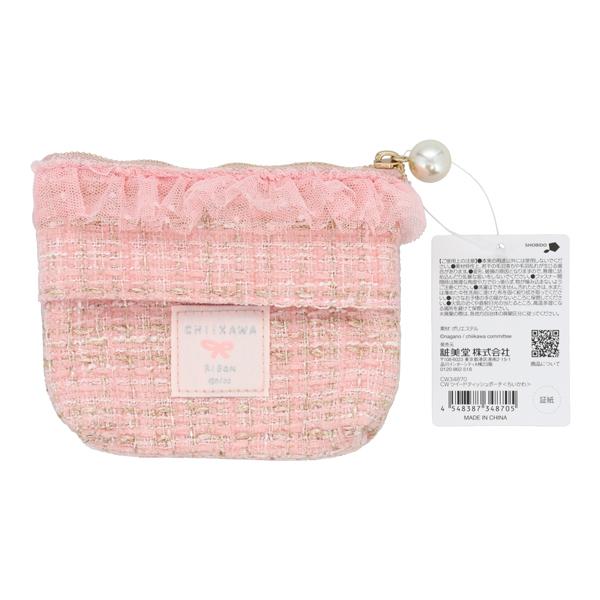 ちいかわ リボンシリーズ ツイードティッシュポーチ CW34870 ポーチ