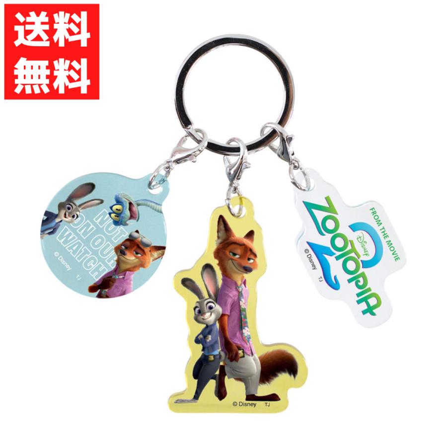 ディズニー ズートピア2 3チャームキーホルダー B ジュディ ニック