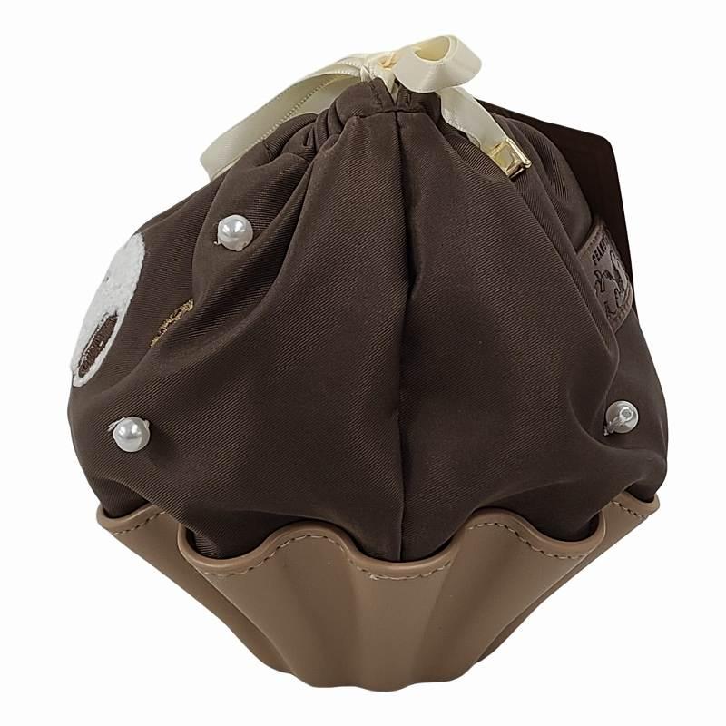 SNOOPY（スヌーピー） 巾着ポーチ brown チョコレートシリーズ 化粧