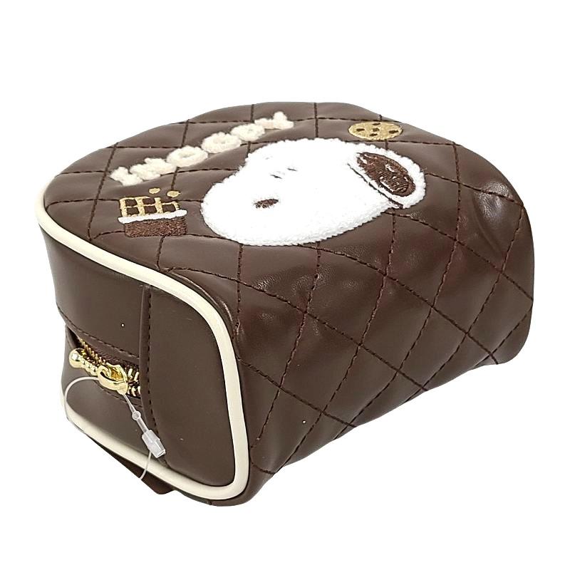 ★スヌーピー ポーチ ブラウン★新品未使用品★ SNOOPY（スヌーピー） チョコレートシリーズ コスメポーチ brown