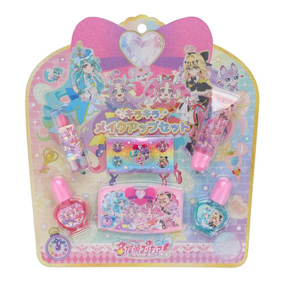 名探偵プリキュア キラキラメイクアップセット キッズコスメ リップ