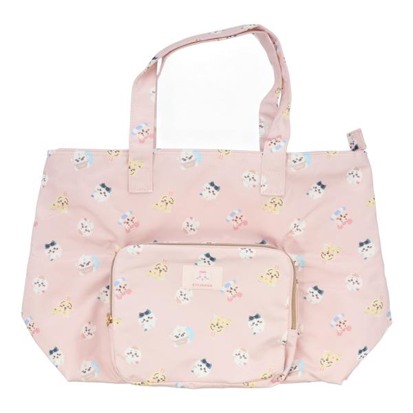 ちいかわ キャリーオンバッグ ピンク ハチワレ うさぎ 古本屋 モモンガ
