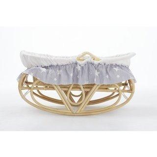 ゆりかご ベビーベッド ラタン 籐 ヨーラン ベビーベッド 赤ちゃん用  