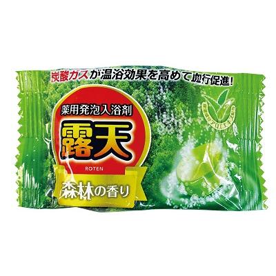 薬用発泡入浴剤　露天 40g　400個セット販売 発泡タイプの薬用入浴剤 4種類取混ぜ 販促品ノベルティ｜lucky-merci｜03