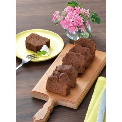 プレミアムガーデン ショコラパウンドケーキ６切入 60個セット販売 ガーナ産カカオ豆から作ったチョコレートを使って焼き上げました プチギフ・粗品_2