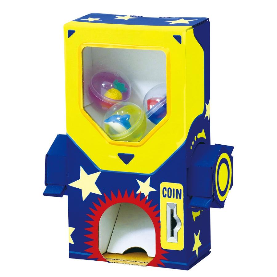 クラフトで手作り アーテック ガチャクラフト貯金箱 カプセル3つ付き 5個セット販売 お絵かき出来る カプセルを入れて遊ぶことも出来ます M133 19 販促品メルシー 通販 Yahoo ショッピング