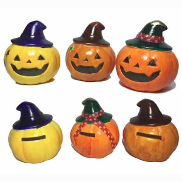 カボチャ型 陶器 ハロウィン HELLOWEEN ハロウィン かぼちゃ 陶器キャニスター