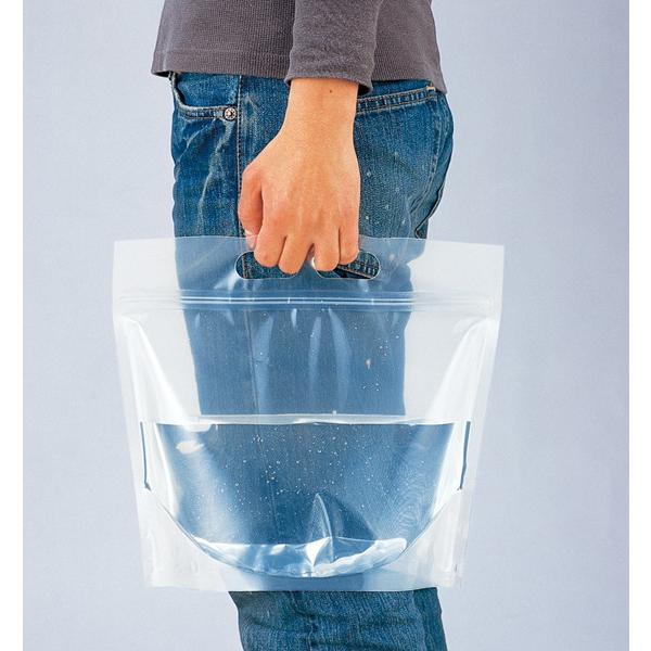 緊急用給水袋 マチ付 3L  100個セット販売 まとめ割 防災 給水 災害時 給水バッグ 避難所 3リットルの画像