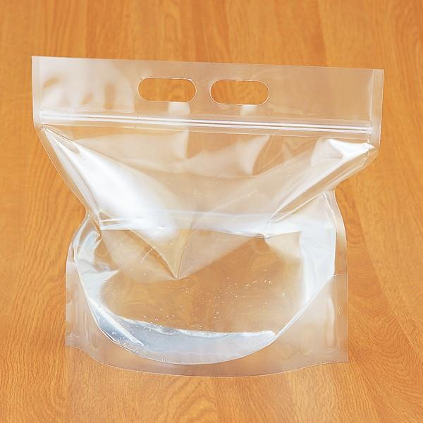 緊急用給水袋 マチ付 3L  100個セット販売 まとめ割 防災 給水 災害時 給水バッグ 避難所 3リットルの画像